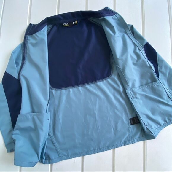 Under Armour Lightweight Full Zip Polyester Windbreaker Jacket Size Small - Picture 7 of 11